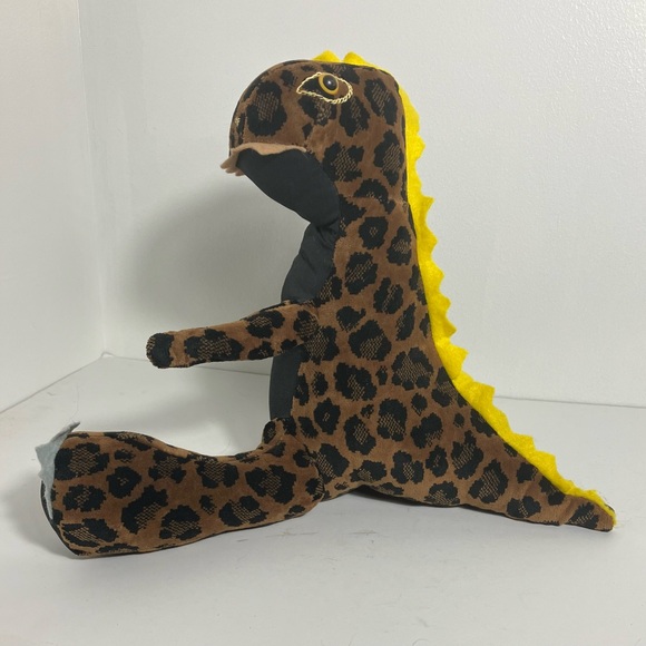 Plush Dinosaur Handmade Leopard fabric - Picture 4 of 9